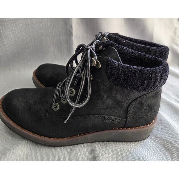 Blowfish Malibu Comet Lace Up Black Bootie Woman's Size 8.5 - Picture 6 of 8